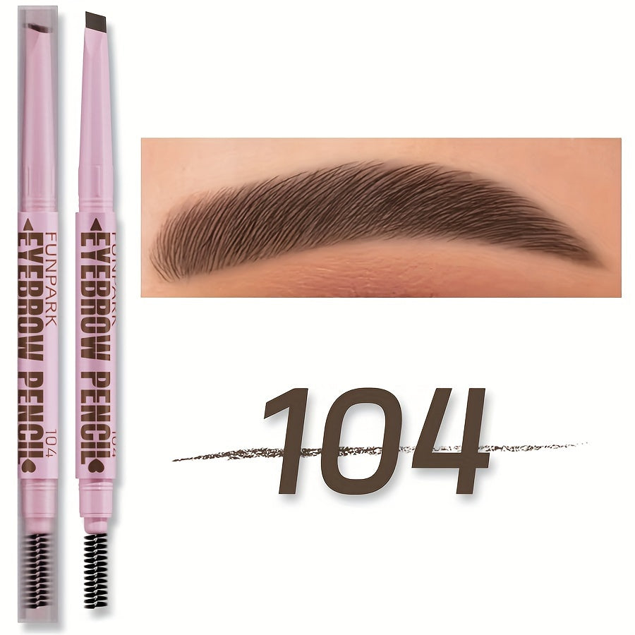 1pc Waterproof Natural Makeup Double Heads Automatic Eyebrow Pencil Waterproof Long-lasting Easy Ware Eyebrow Pen With Eyebrow powder Liquid Eyebrow pen Wild brow