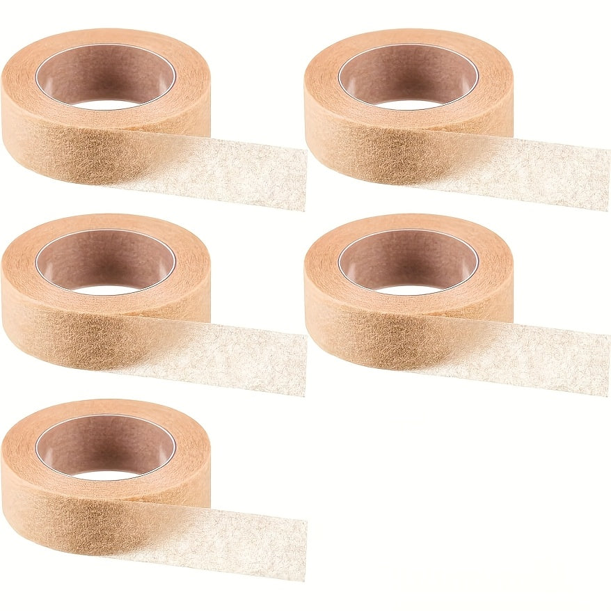 1/3/5pcs of Breathable And Easy-To-Tear Eyeshadow Beauty Tape, 1.2Cm*4.5M Eyeliner Pads, Suitable for Eyeshadow Protection, Skin-Friendly, Natural Eyeliner Stickers, Eye Makeup Assistance Tools, Eye Makeup Finishing Patches,