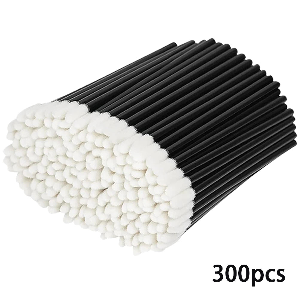 100/200pcs Lip Wands Applicators Eyelashes Brushes Lipstick Brush Mascara Applicator Gloss Wands Eyelash Extension Makeup Tool