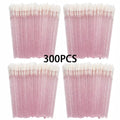 100/200pcs Lip Wands Applicators Eyelashes Brushes Lipstick Brush Mascara Applicator Gloss Wands Eyelash Extension Makeup Tool