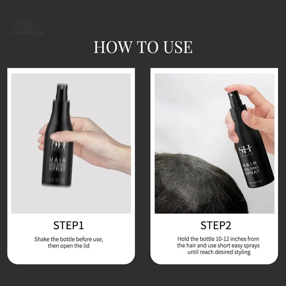 100Ml Hair Hold Spray For Men Hair Building Fiber Applicator Hair Fixing Spray Hair Hold Spray Water Salon Hair Styling Product