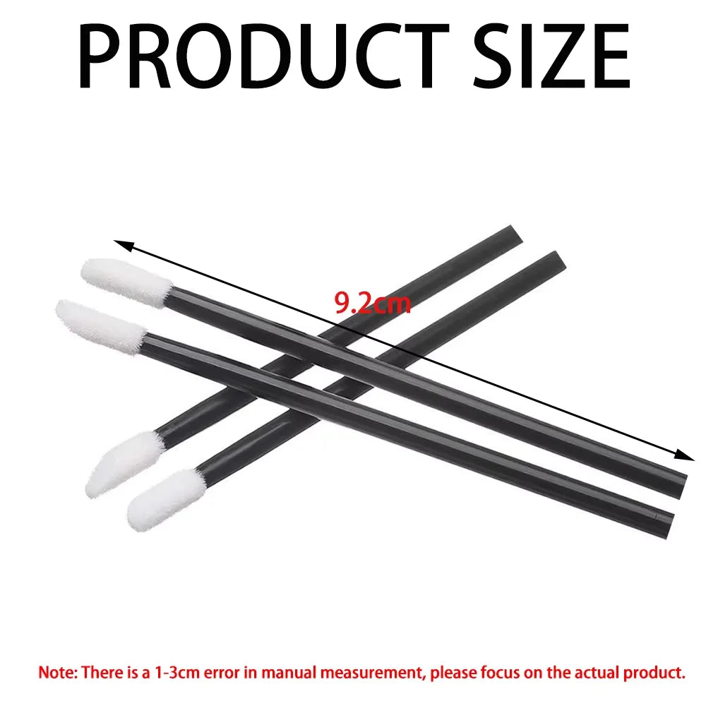 100/200pcs Lip Wands Applicators Eyelashes Brushes Lipstick Brush Mascara Applicator Gloss Wands Eyelash Extension Makeup Tool