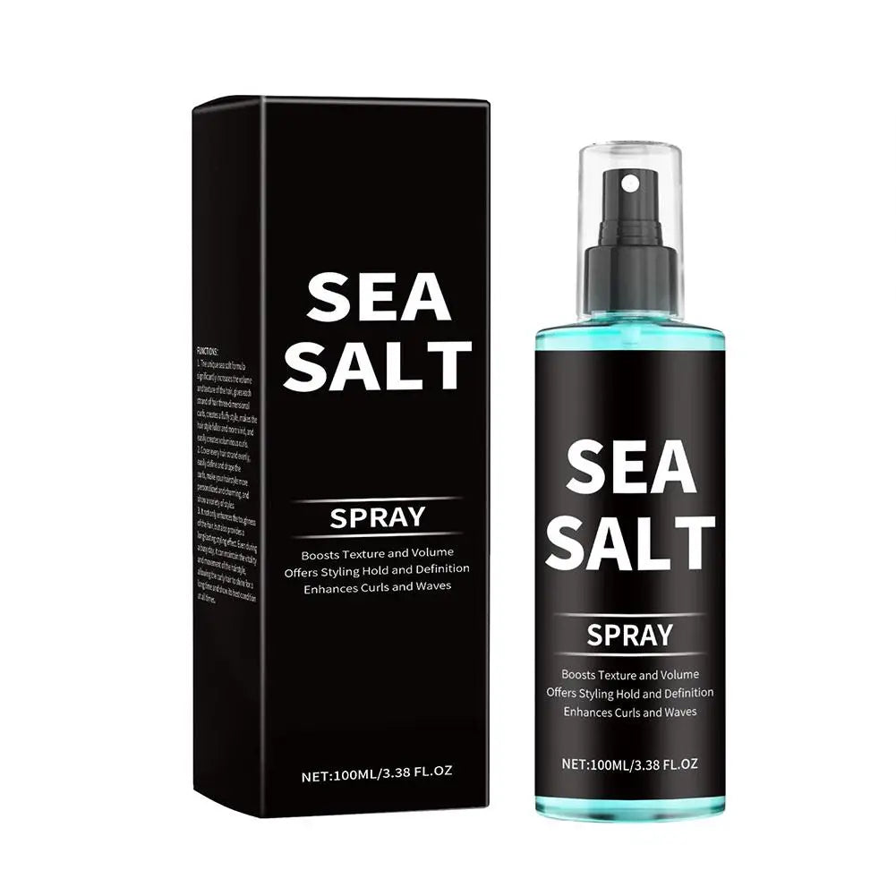 100ML Sea Salt Hair Styling Spray Improving Thickening Strong Holding Non Greasy Fluffy Volumizing Reducing Sticky Hair Nourishi